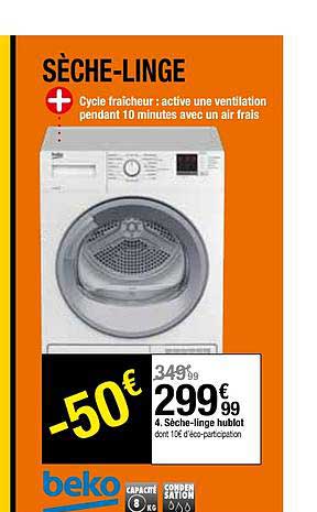 sèche-linge hublot beko