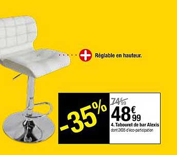 tabouret de bar alexis