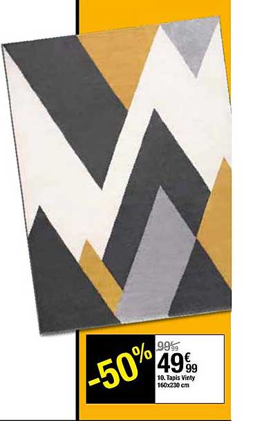 tapis vinty 160 x 230 cm