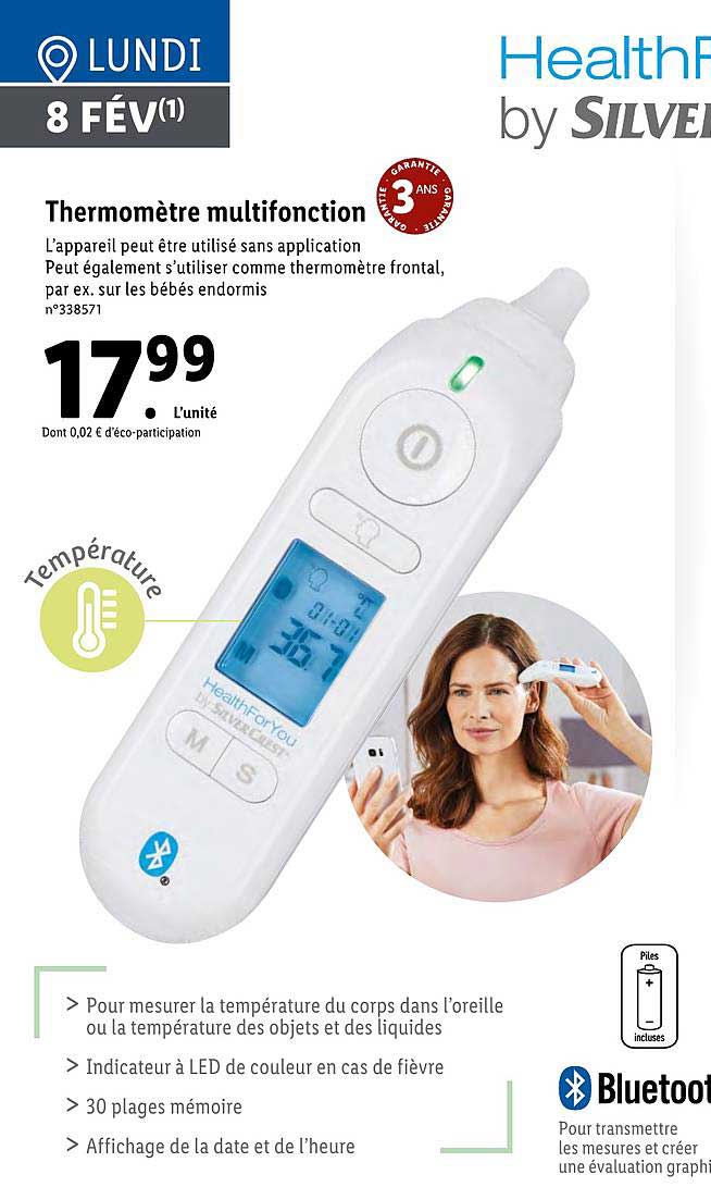 Thermomètre Multifonction