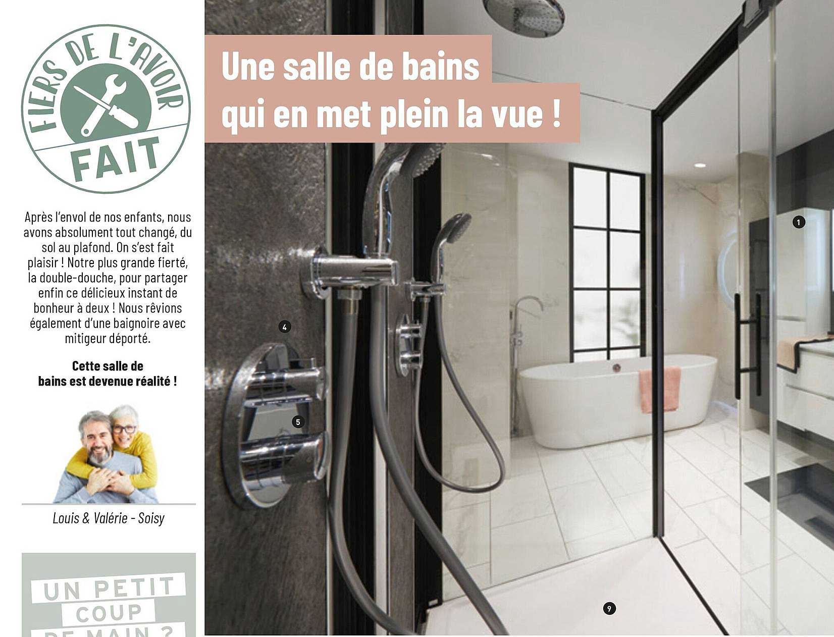une salle de bains qui en met plein la vue