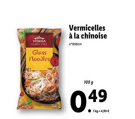 vermicelles à la chinoise vitasia