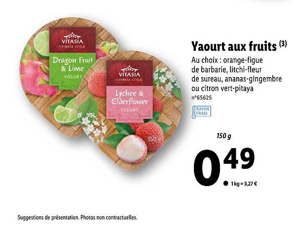 yaourt aux fruits vitasia