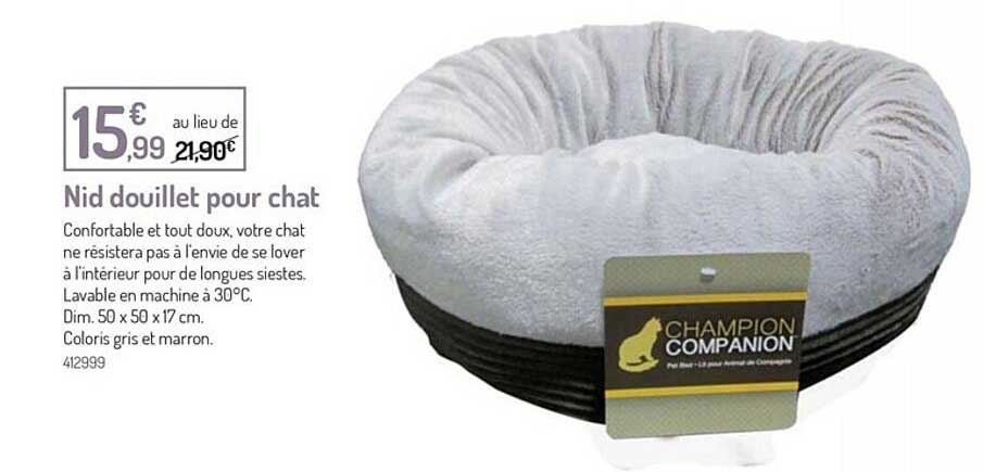 nid douillet pour chat