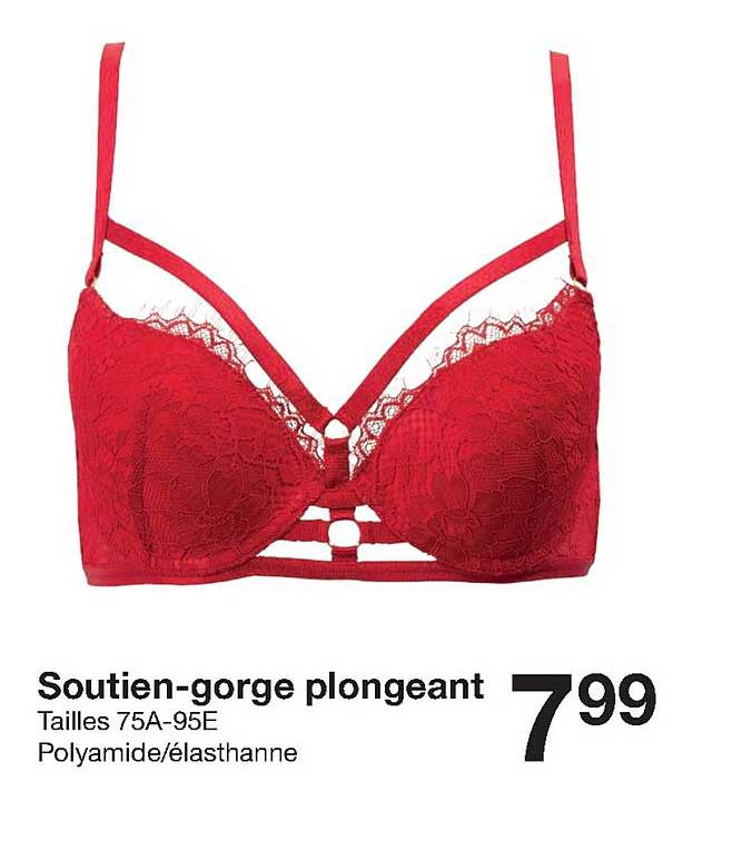 soutien-gorge plongeant