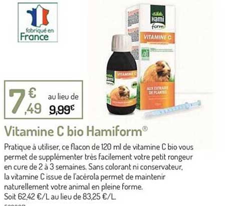 Vitamine C Bio Hamiform