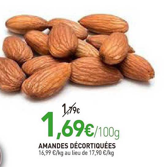 Amandes Décortiquées