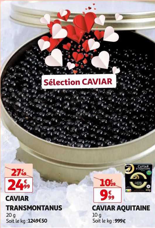 caviar transmontanus, caviar aquitaine