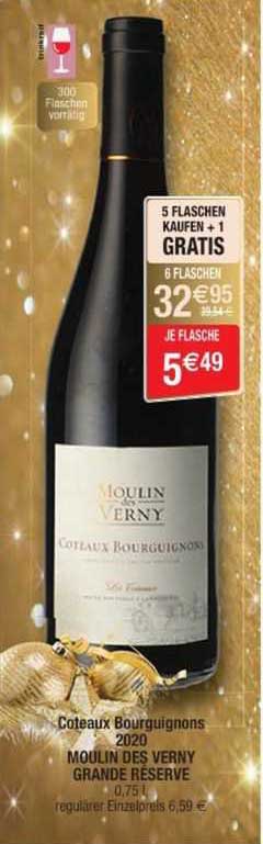 côteaux bourguignons 2020 moulin des verny grande réserve