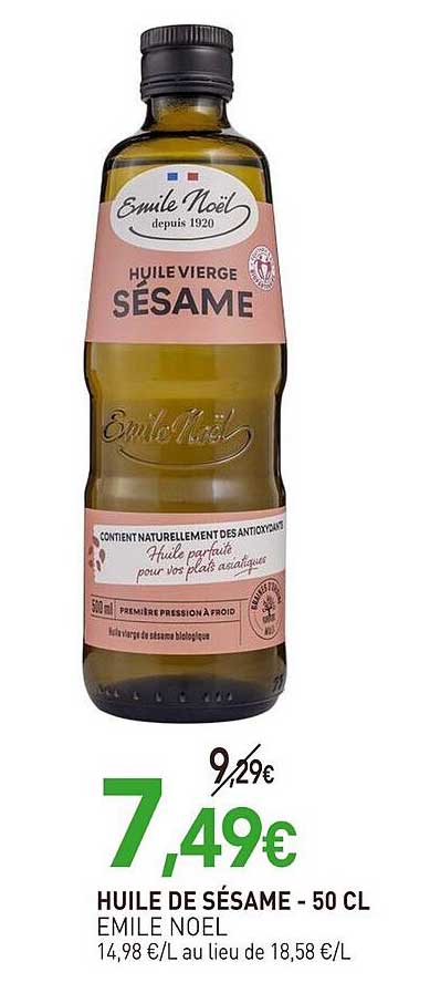 huile de sésame émile noël - 50 cl