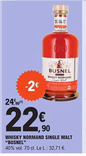 whisky normand single malt "busnel"