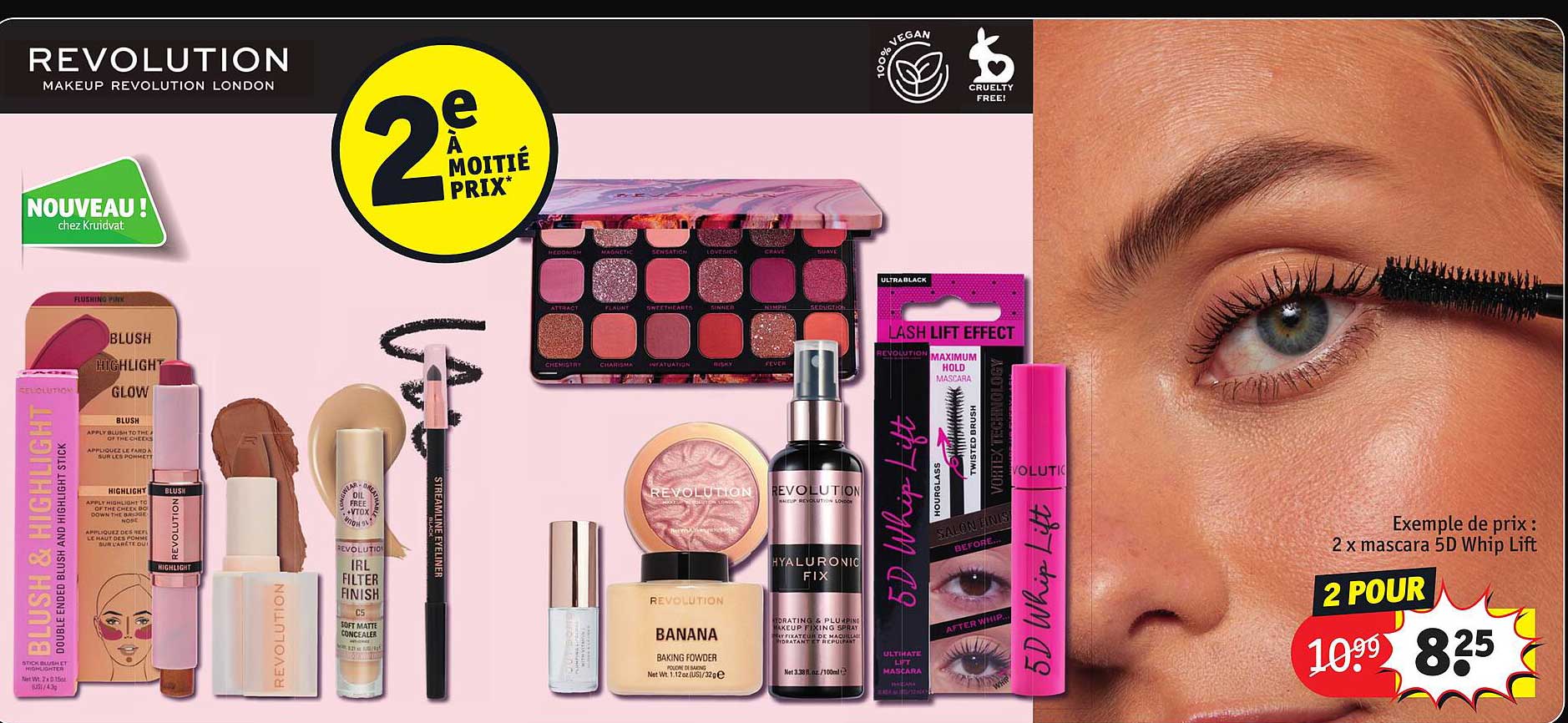 2 x mascara 5d whip lift