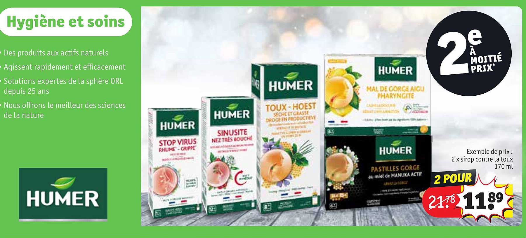 2 x sirop contre la toux humer