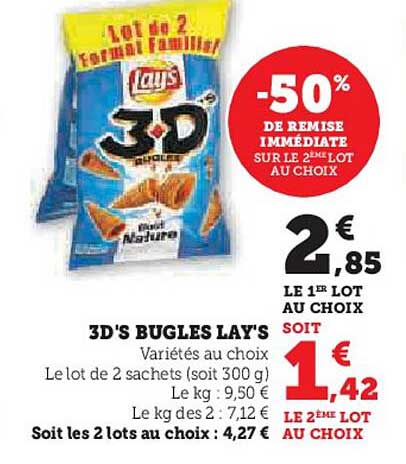 3d's Bugles Lay's