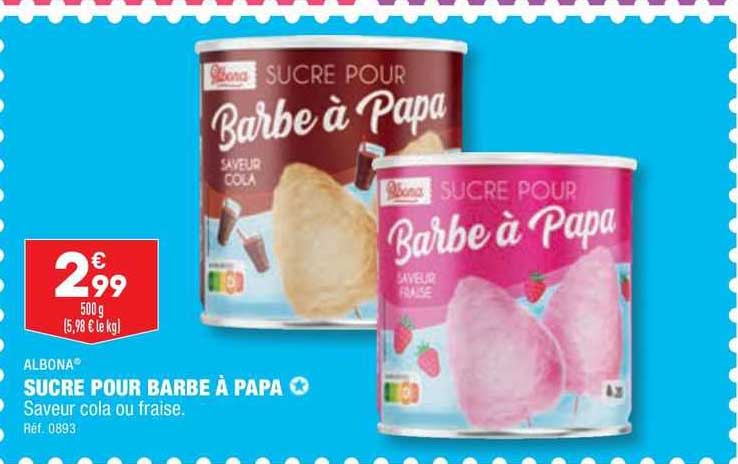 Albona Sucre Pour  Barbe A Papa