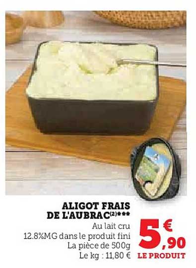 aligot frais de l'aubrac