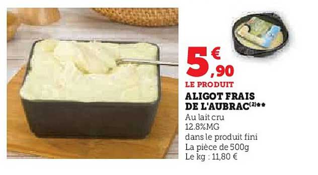 aligot frais de l'aubrac