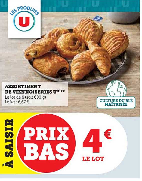 Assortiment De Viennoiseries U