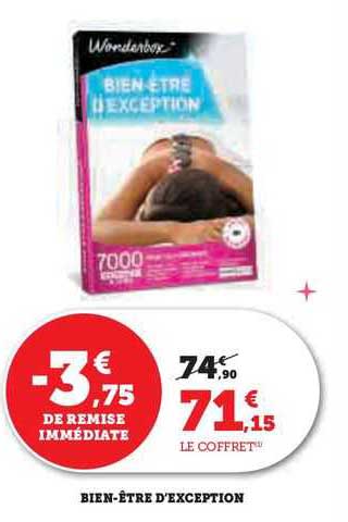 bien-être d'exception wonderbox