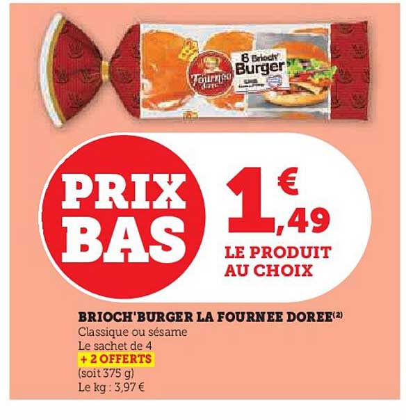 brioch'burger la  fournée dorée