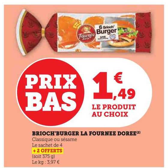 brioch'burger la fournée dorée