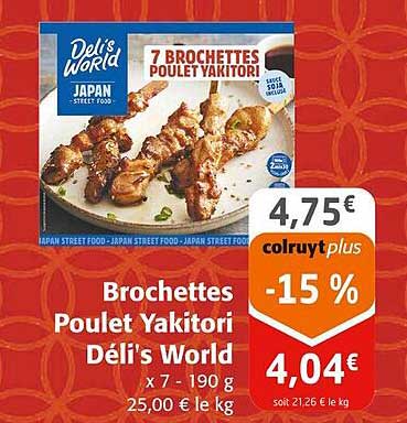 brochettes poulet yakitori déli's world