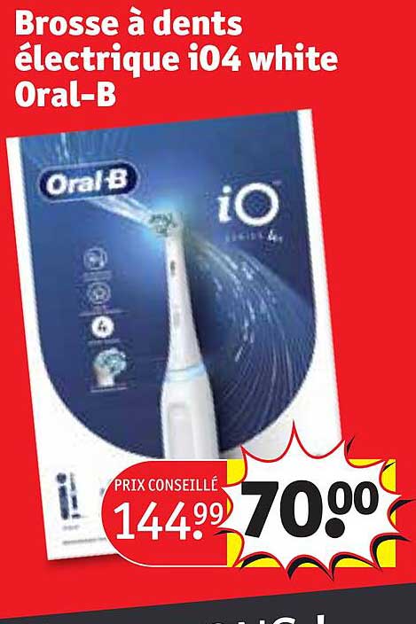 brosse à dents électrique i04 white oral-b