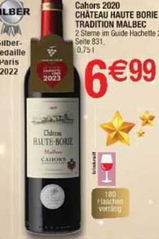 cahors 2020 château haute borie tradition malbec