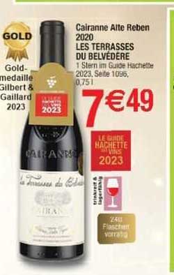 cairanne alte reben 2020 les terrasses du belvédère