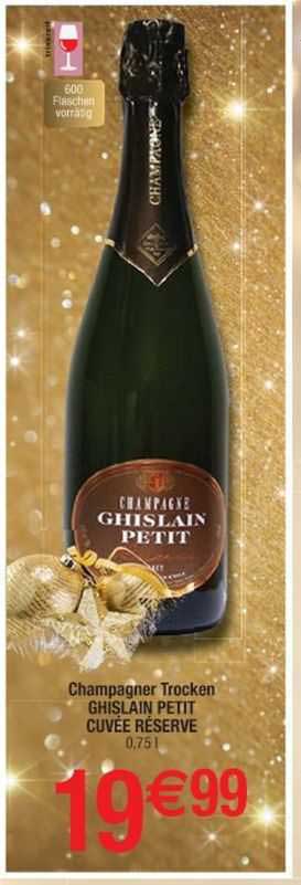 champagner trocken ghislain petit cuvée réserve