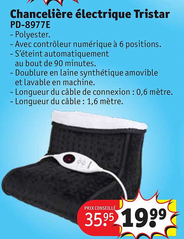 Chancelière électrique Tristar Pd-8977e