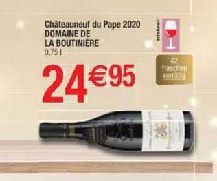 châteauneuf du pape 2020 domaine de la boutinière