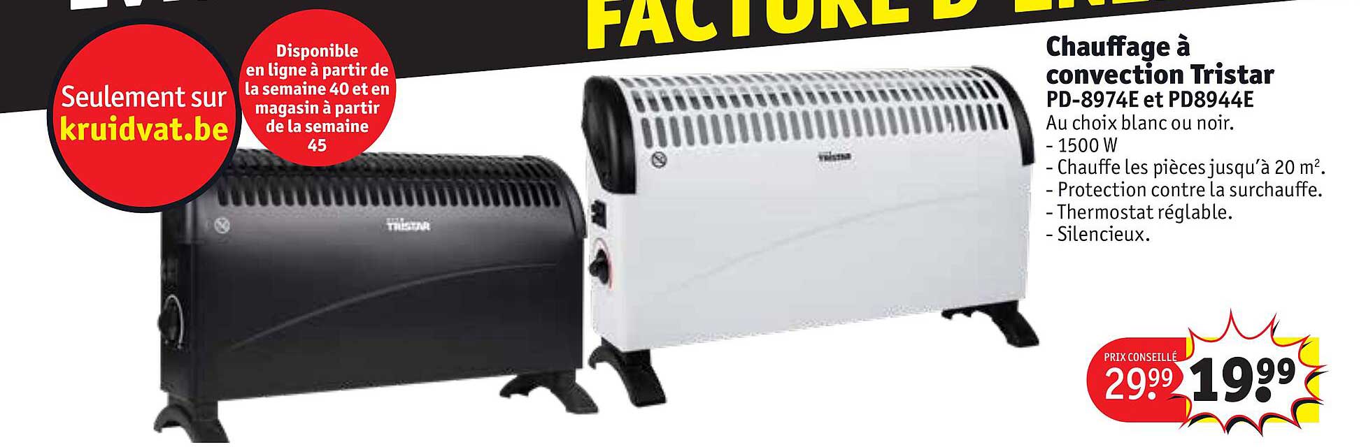 chauffage à convection tristar