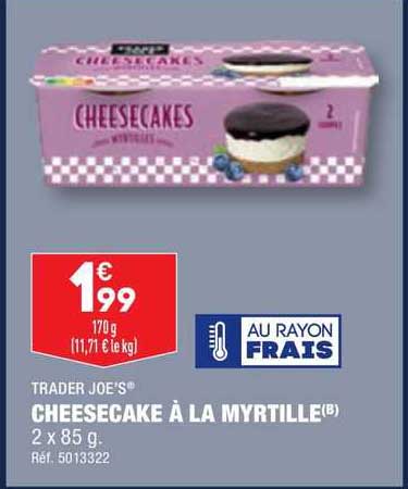 cheesecake a la myrtille