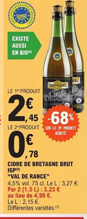 cidre de bretagne brut igp "val de rance"