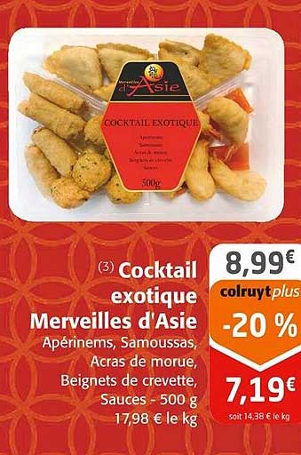 cocktail exotique merveilles d'asie