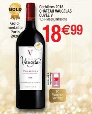 corbières 2018 château vaugelas cuvée V