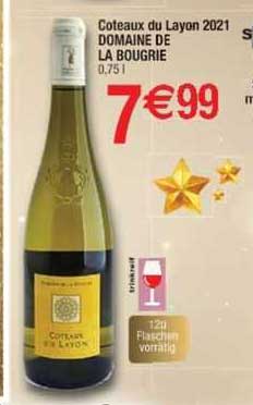 côteaux du layon 2021 domaine de la bougrie