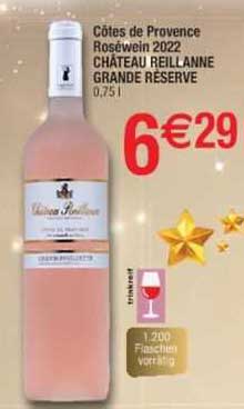 côtes de provence roséwein 2022 château reillanne grande réserve