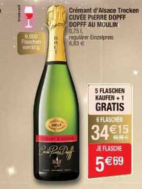 crémant d'alsace trocken cuvée pierre dopff dopff au moulin