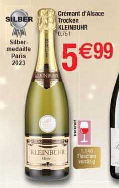 crémant d'alsace trocken kleinbuhr