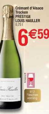 Crémant D'alsace Trocken Prestige Louis Hauller