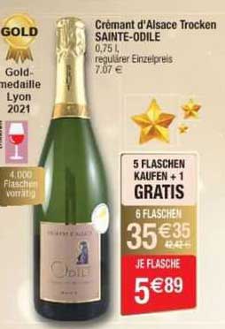 crémant d'alsace trocken sainte-odile