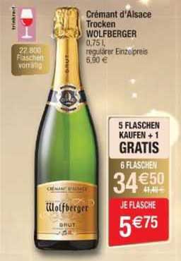 crémant d'alsace trocken wolfberger
