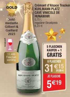 crémant d'alsace trocker kuhlmann platz cave vinicole de hunawihr