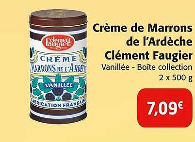 crème de marrons de l'ardèche clément faugier