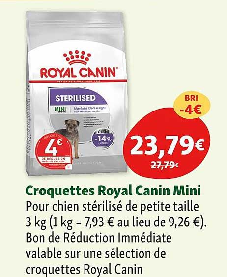croquettes royal canin mini