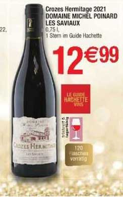 crozes hermitage 2021 domaine michel poinard les saviaux