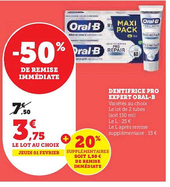 Dentifrice Pro Expert Oral-b
