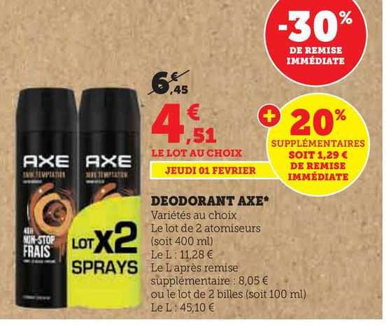 Déodorant Axe